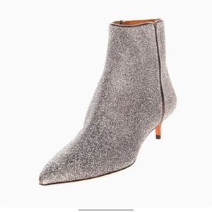 Aquazurra glitter booties 37